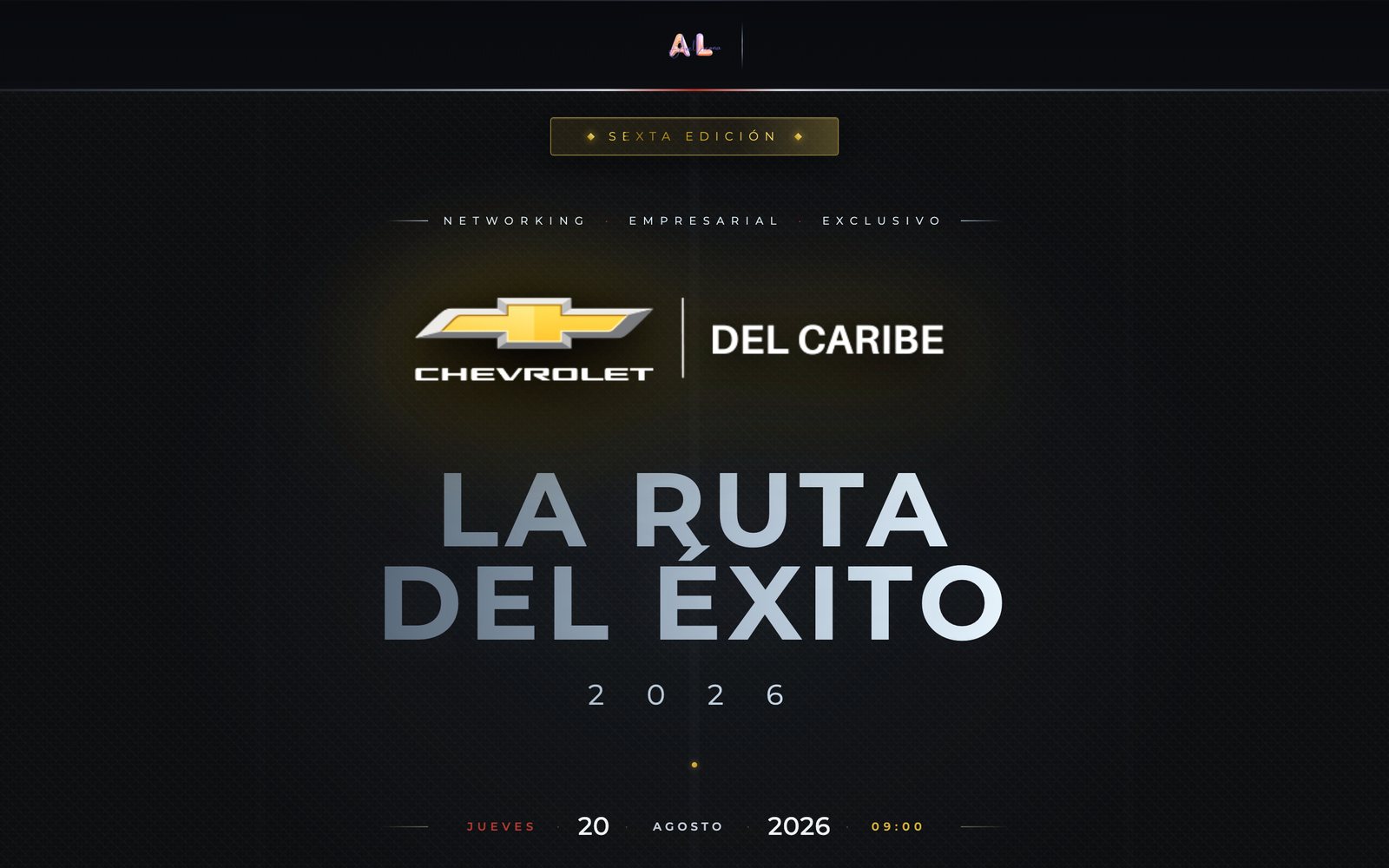 Portada de rutadelexito.mx: plataforma del evento de networking La Ruta del Éxito 2026